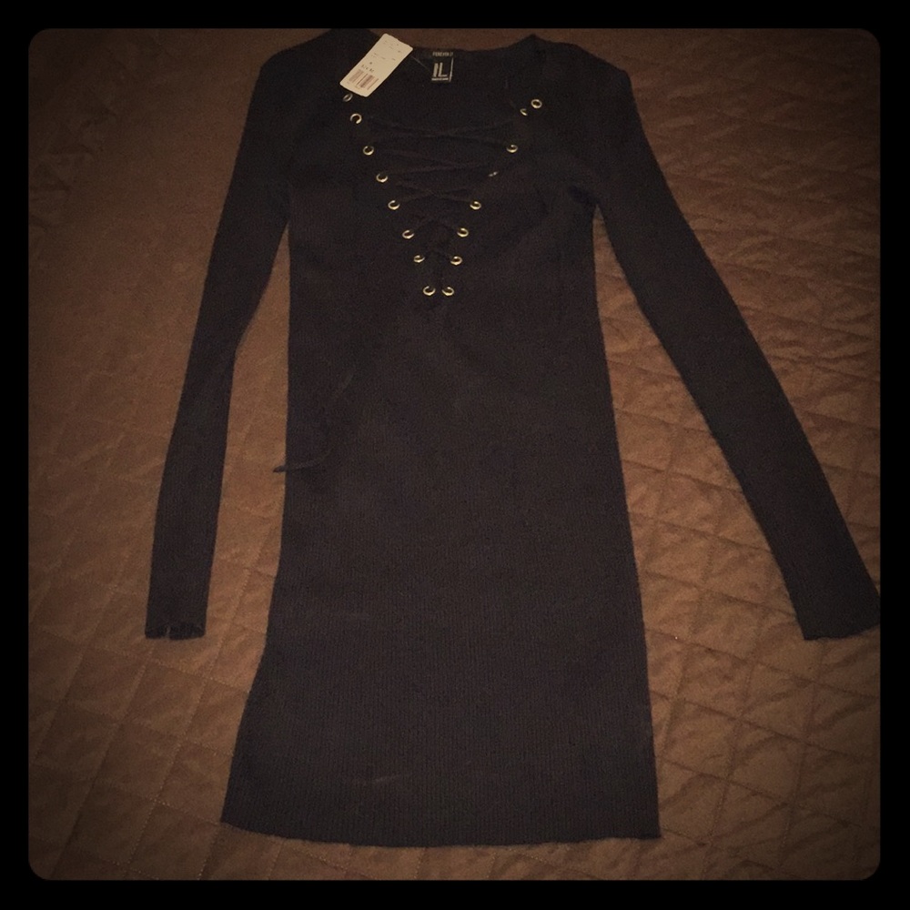 Black dress from forever 21 never worn